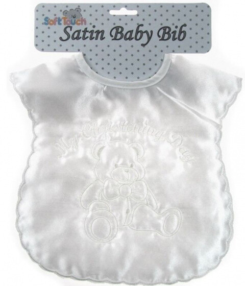 Soft Touch Christening Bib (P5176 My Christening Day)