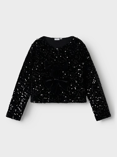 name it Name It Girls Sequin Cardigan