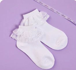 Peridot Communion Louise Socks (P292)
