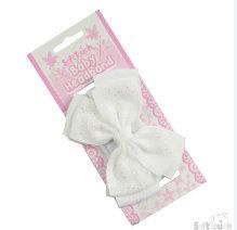 soft touch Soft Touch Girls Lace Headband (HB116)