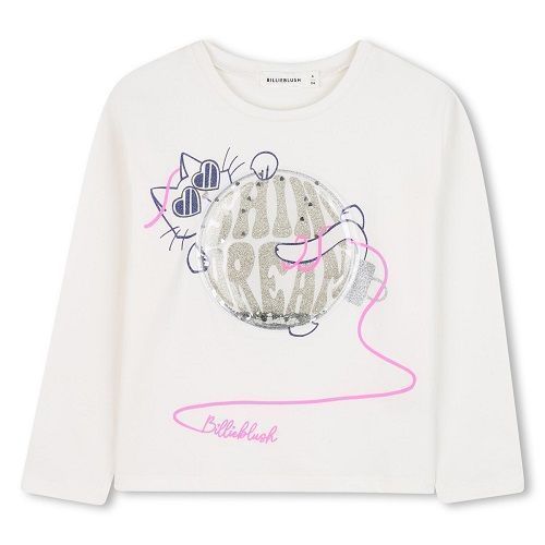 billieblush Billieblush Long Sleeve Top (U21405)