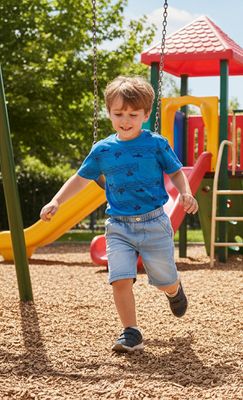 Blue Seven Boys Shark Tshirt (802417)