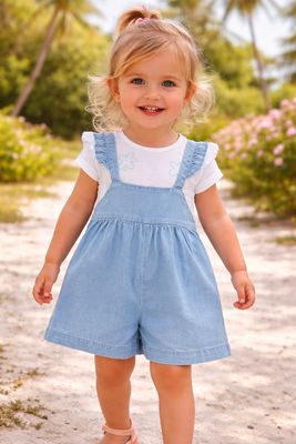 Zippy Baby Girls Jumpsuit Set