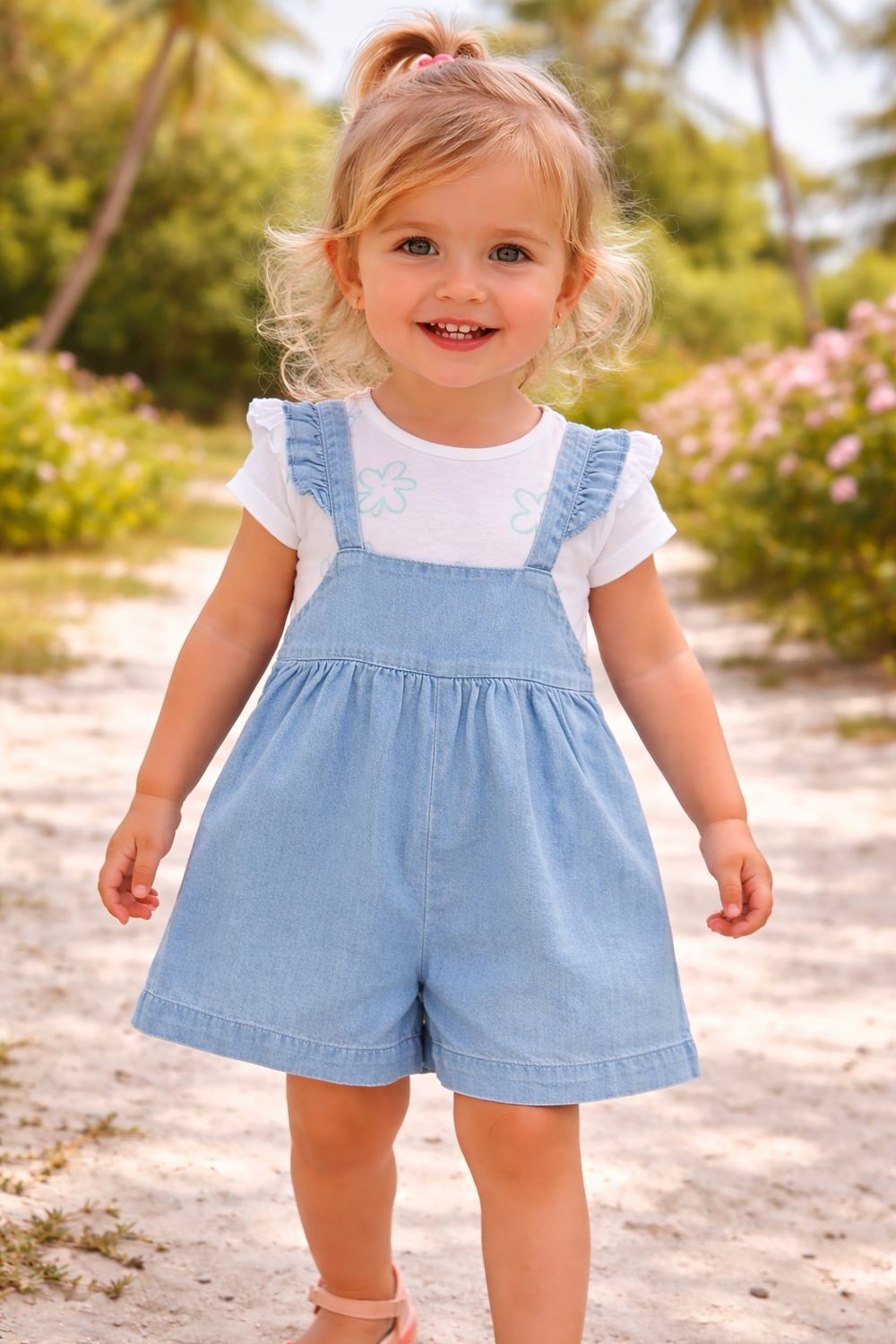 Zippy Baby Girls Jumpsuit Set