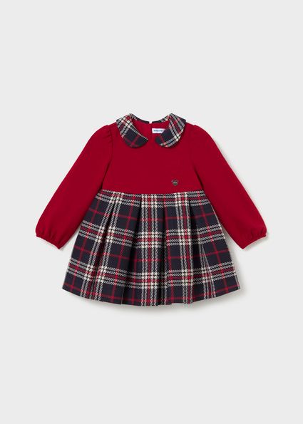 Mayoral Girls Plaid Dress (2945)