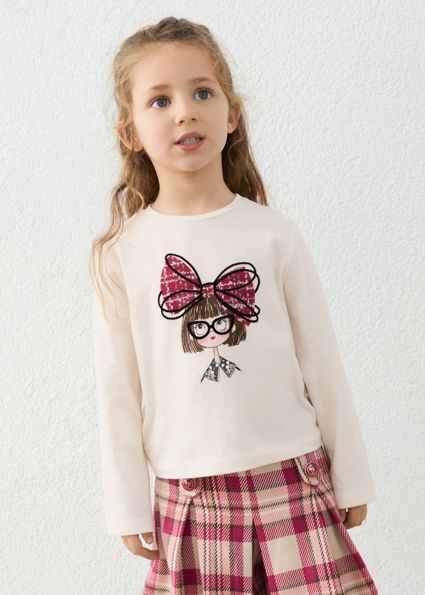Mayoral Girls Long Sleeve Top (4034)