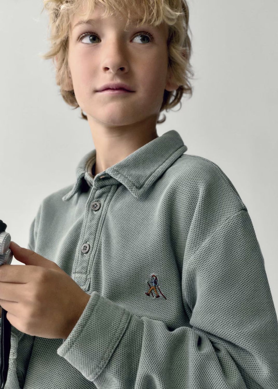 The Boston Kids Long Sleeve Polo (7112)