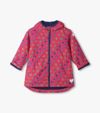 Hatley Girls Jacket (Hearts)