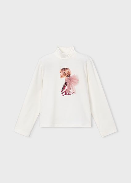 Mayoral Girls Long Sleeve Top (4001)