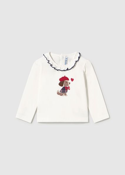 Mayoral Girls Long Sleeve Top (2090)