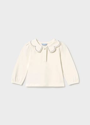 Mayoral Girls Long Sleeve Top (2114)