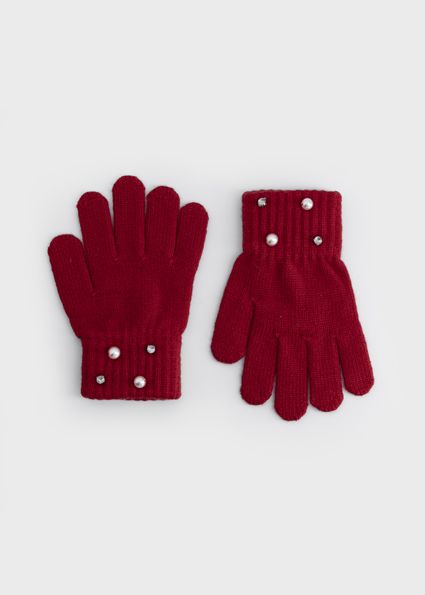 Mayoral Girls Pearl Gloves (10295)