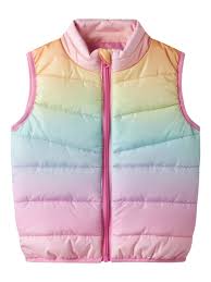  Name It Rainbow Girls Puffer Gilet