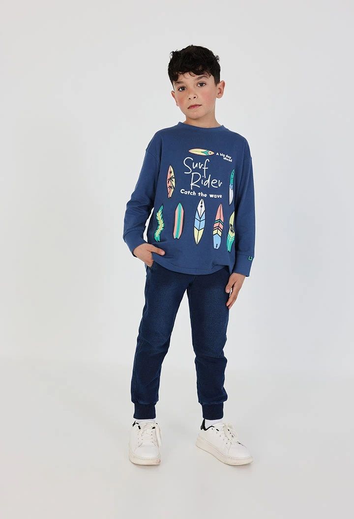 Boboli Boys Denim Joggers (690038)