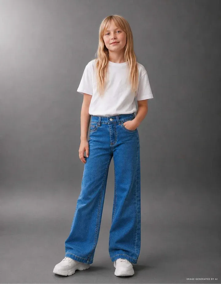 Zippy Girls Wide Leg Denims