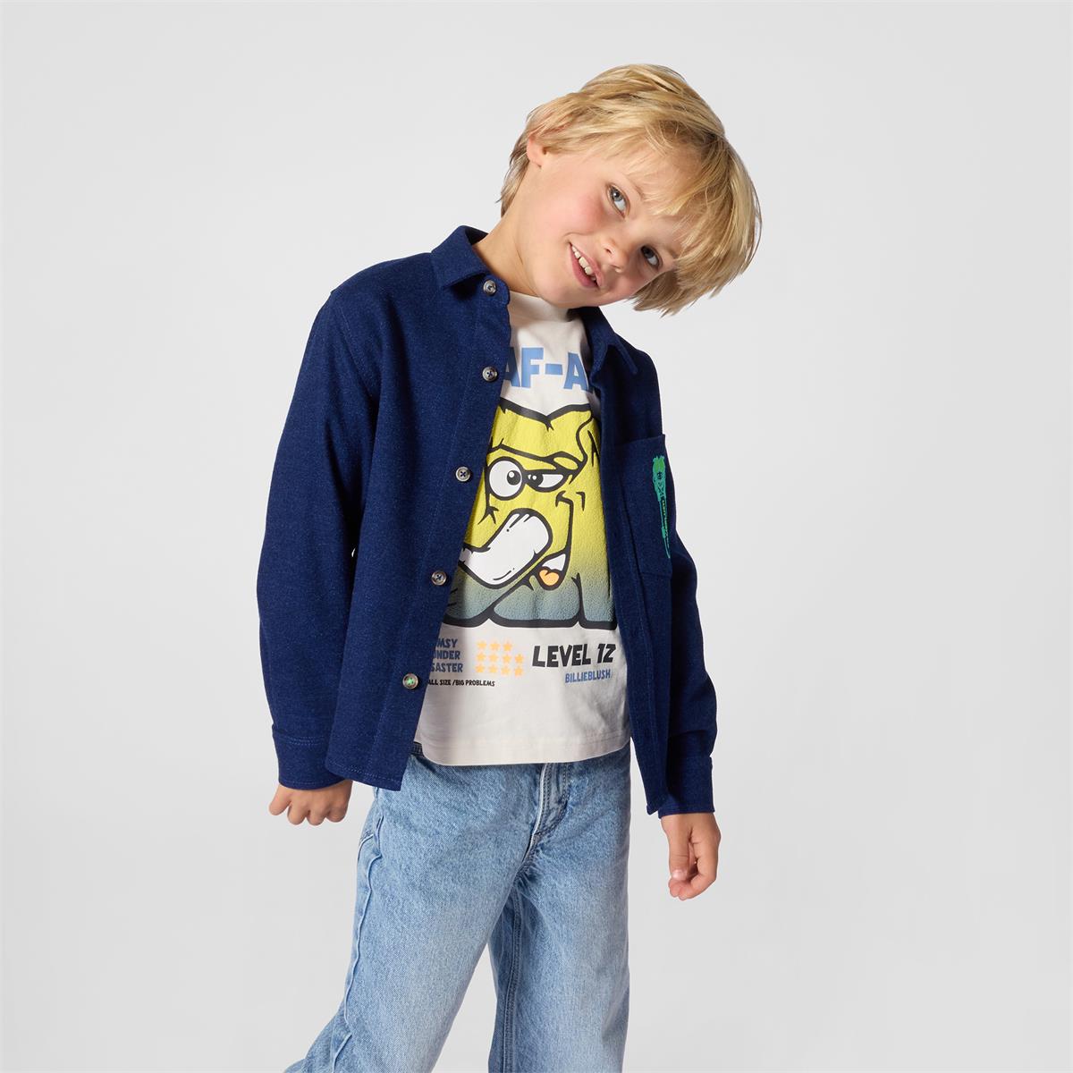 billieblush Billieblush Boys Long Sleeve Top (U22294)