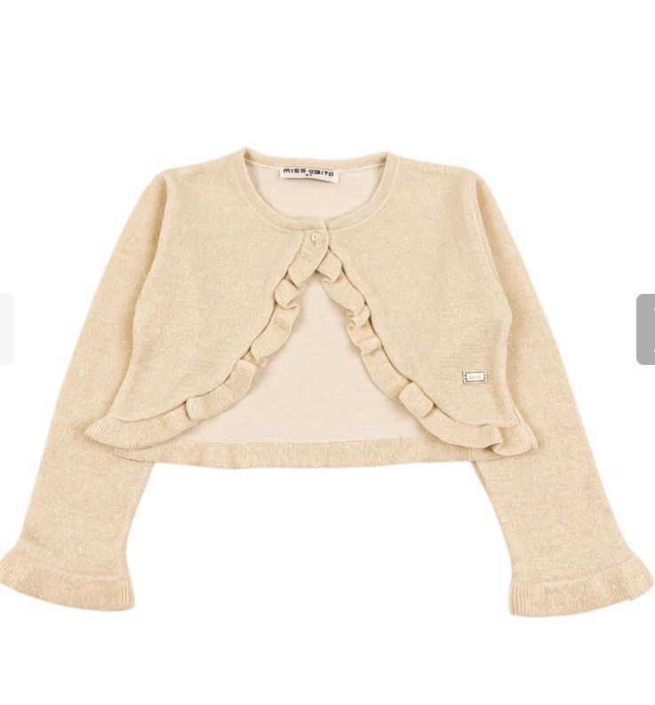 Ebita Gold Sparkle Bolero