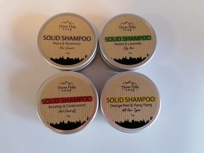 Three Hills Solid Shampoo Bar