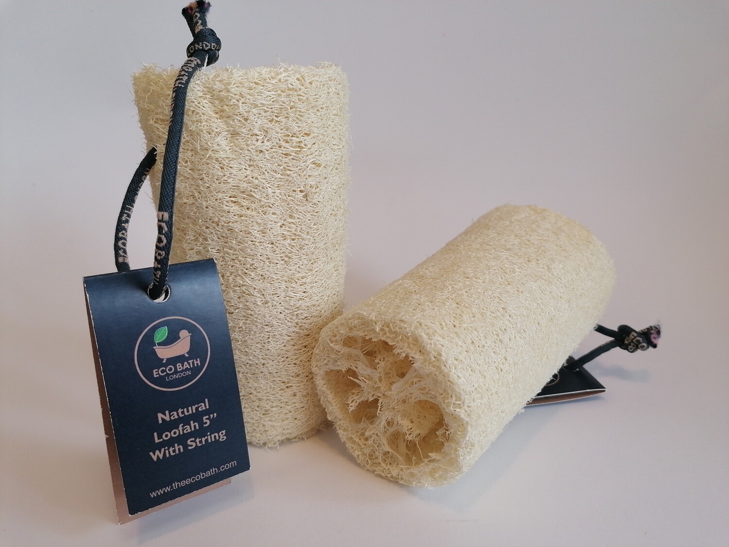 Eco Bath Natural Loofah with String