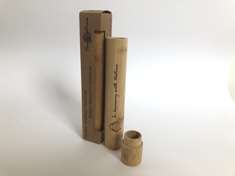 Bamboo Toothbrush Travel Case