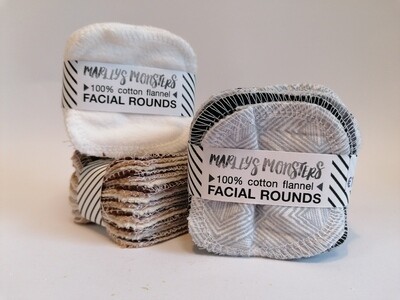 Marleys Monsters Facial Rounds Make Up Pads