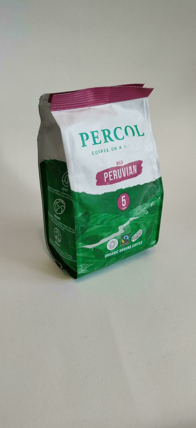 Percol Organic Peruvian Ground Coffee