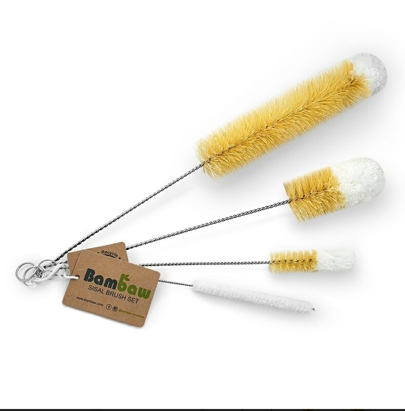 Bambaw Sisal Brush Set