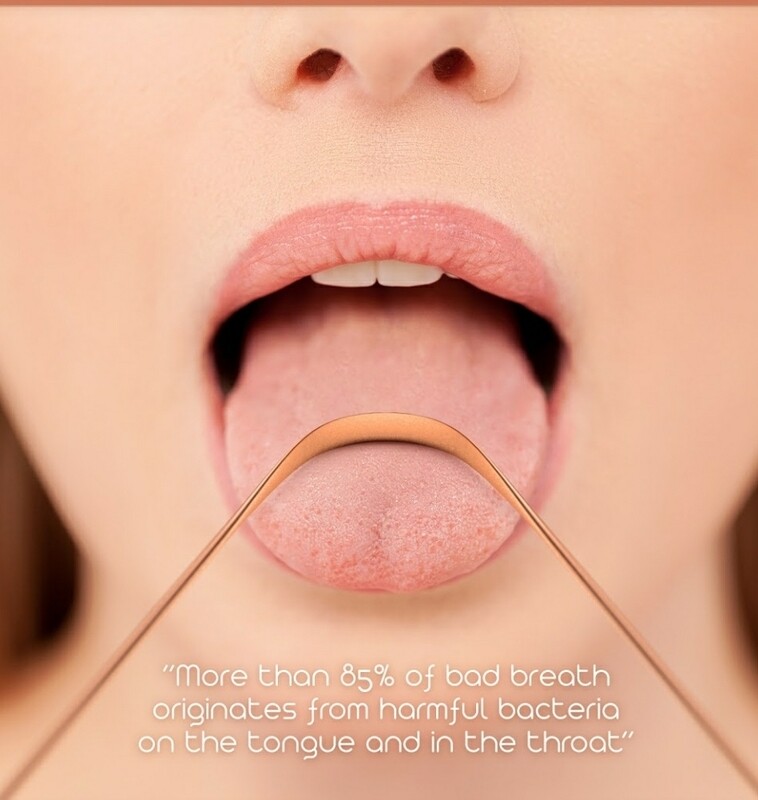 Copper Tongue Scraper