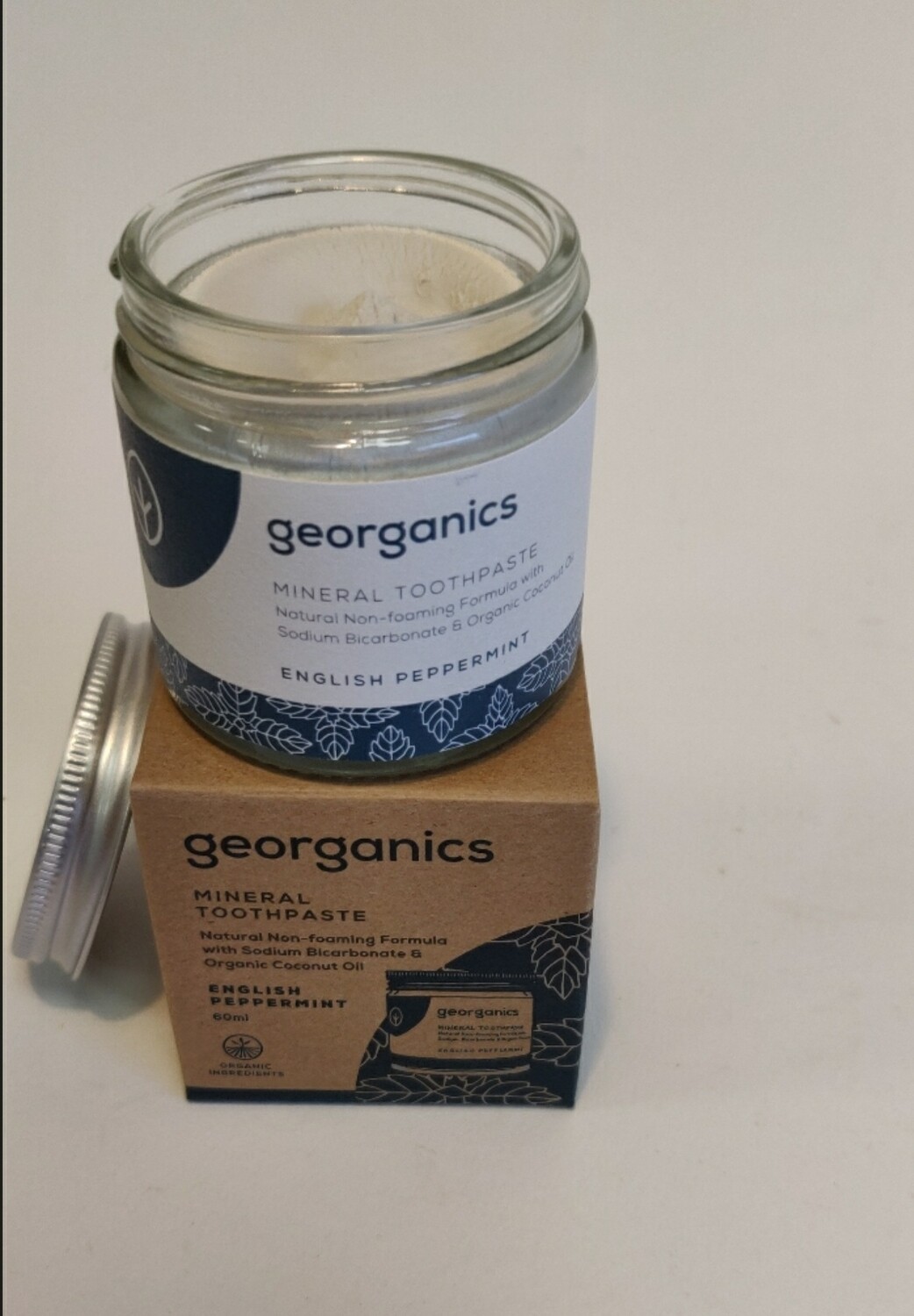Georganics English Peppermint 60ml Toothpaste
