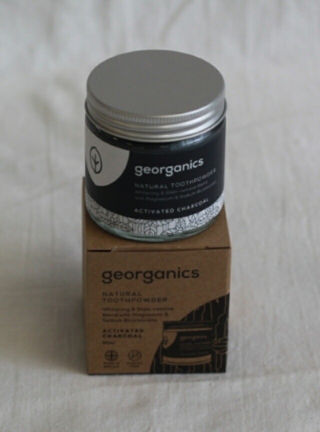 Georganics Natural Toothpowder Activated Charcoal 60ml