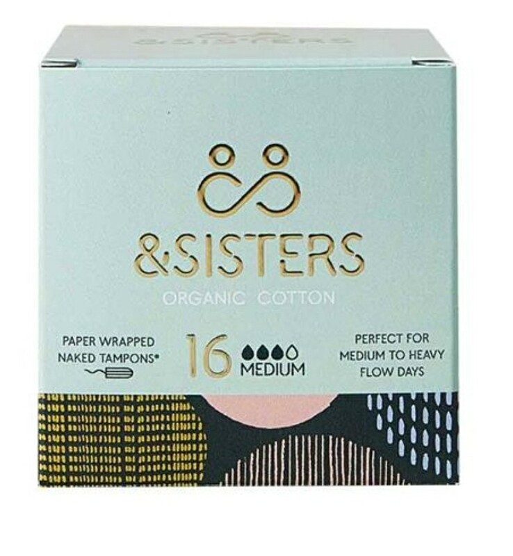 &amp;Sisters Organic Tampons 16s Medium