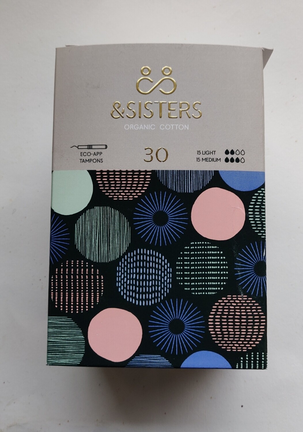 &Sisters Organic Cotton Tampons 30s