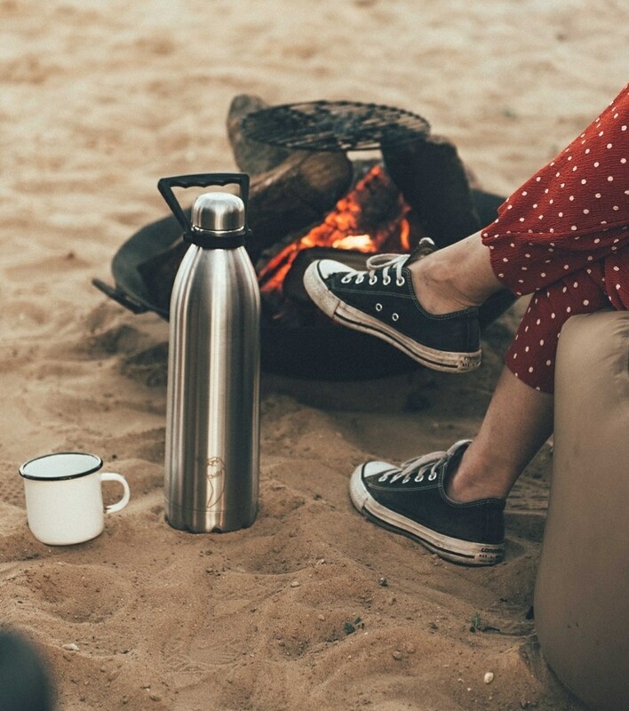 Chillys Stainless Steel Reusable Bottle 1.8ltr
