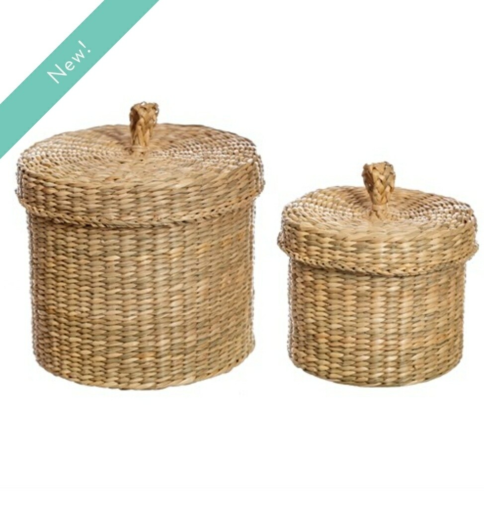 Seagrass baskets set of 2