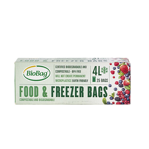 BioBag 4L Food &amp; Freezer Bags