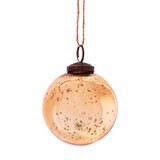 Gold Vintage Glass Bauble Large