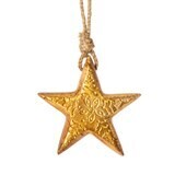 Engraved Star Hanging Decoration