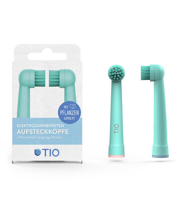 TIO Electric Toothbrush Heads 2pk