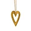 Golden Heart Hanging Decoration