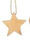 Small Wooden Hanging Stars
