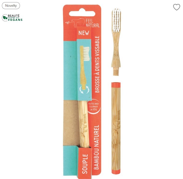Feel Natural Bamboo Toothbrush - Soft