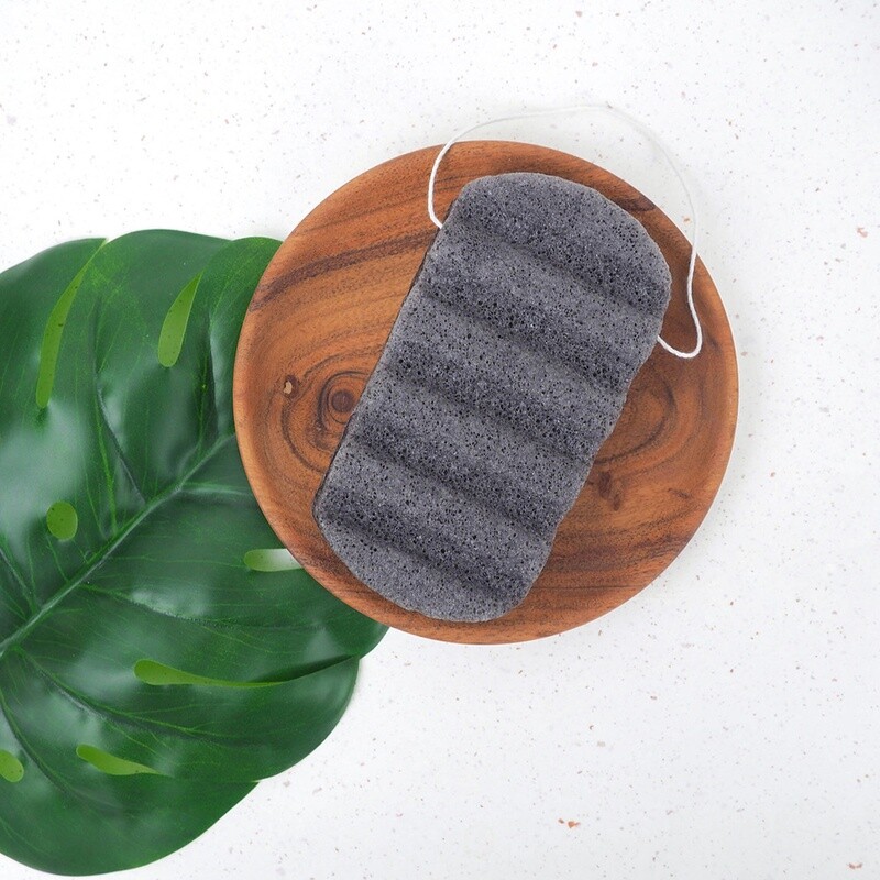 FEEL NATURAL Charcoal Body Konjac Sponge
