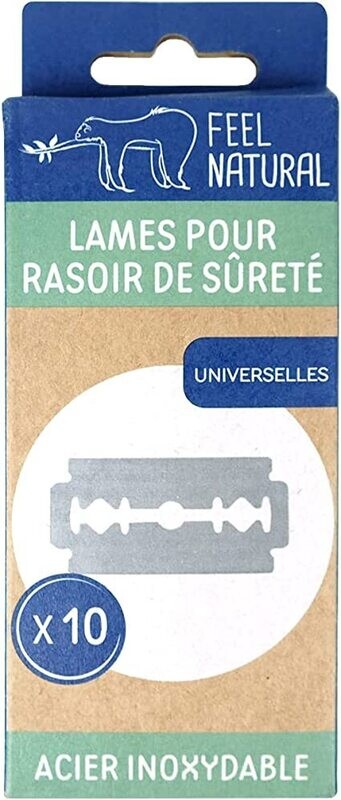 Feel Natural Safety razor blades - X10