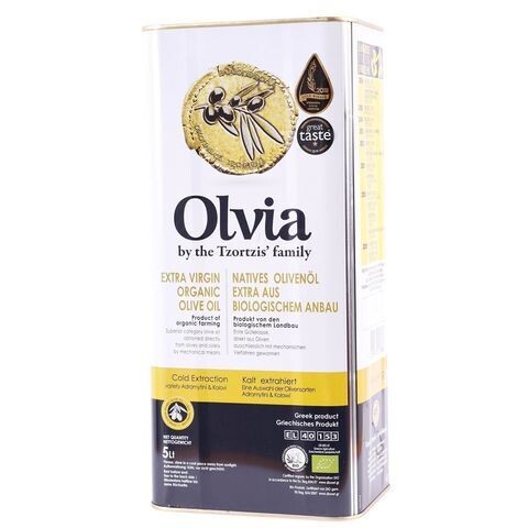 Olvia BIO olive oil 5.0l Tzortzi&#39;s Family