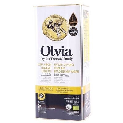 Olvia BIO olive oil 5.0l Tzortzi's Family