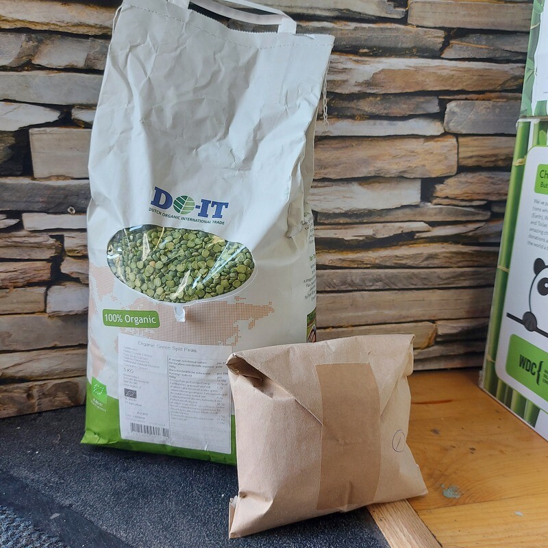 Org Split Peas 5kg+ 500 g Free