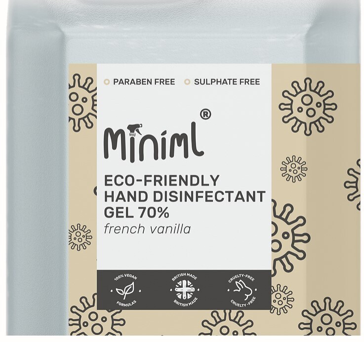 MINIML Hand disinfectant gel 70% french vanilla 5lt