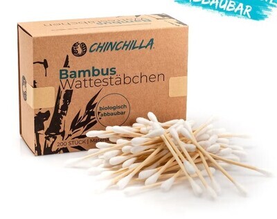 Cotton swab 200 made of bamboo
