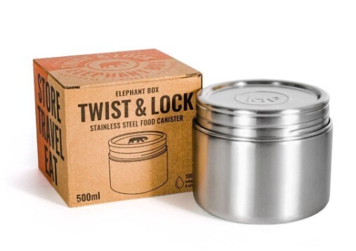Twist & Lock Food Canister 500ml (elephant box)