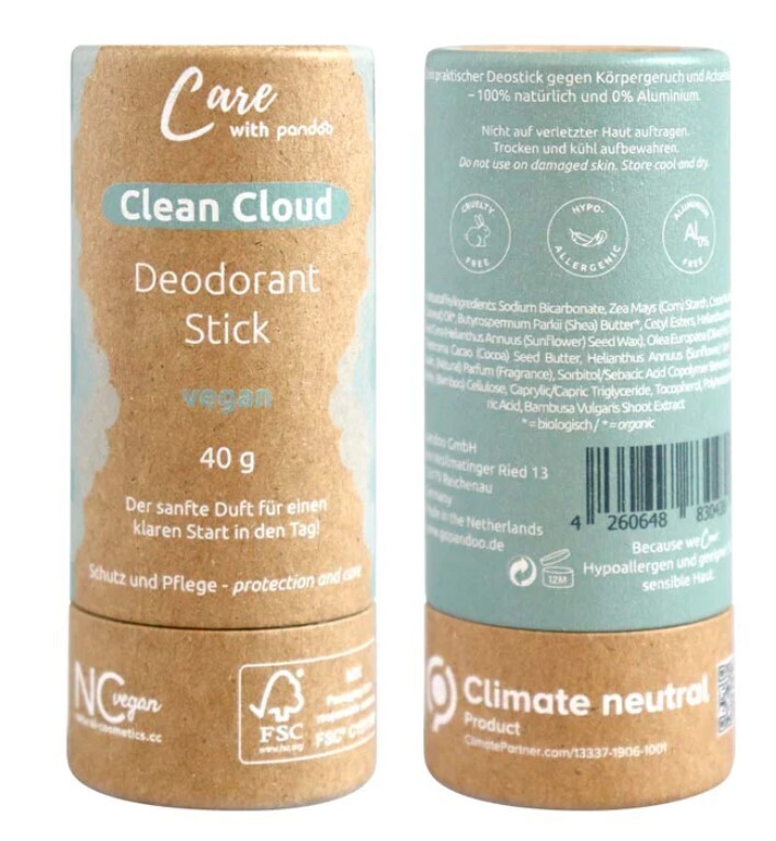 Deodorant Stick Clean Cloud | vegan